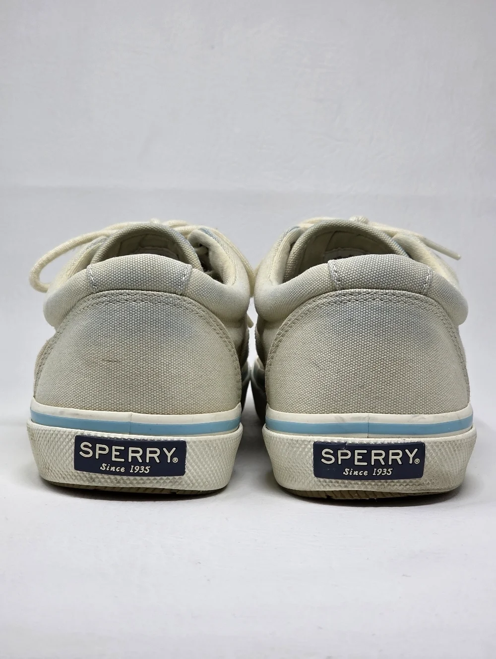 Sperry Striper II CVO Men's Size 8.5 White Canvas Top Sider Sneaker Pre-owned